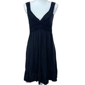 HYPNOTIK Black Dress/Soft Sexy/Low Cut V /Size Medium